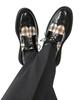 Joenshoe Heymarken Classic Check 5Cm Oversole Wingtip Black