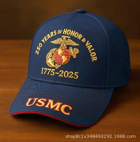 Popular US Navy Anniversary Cap Baseball Cap Printed Hat Peaked Cap