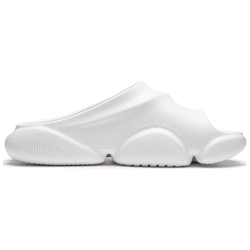 Женские шлепанцы Li Ning BADFIVE Slide Бело-фиолетовые ABTU004-2
