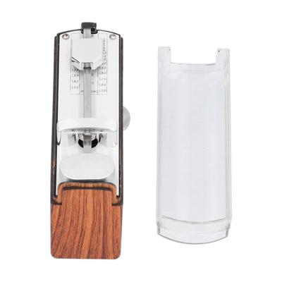 Мини механический метроном универсальный портативный традиционный для фортепиано укулеле гитары скрипкиBurlywood