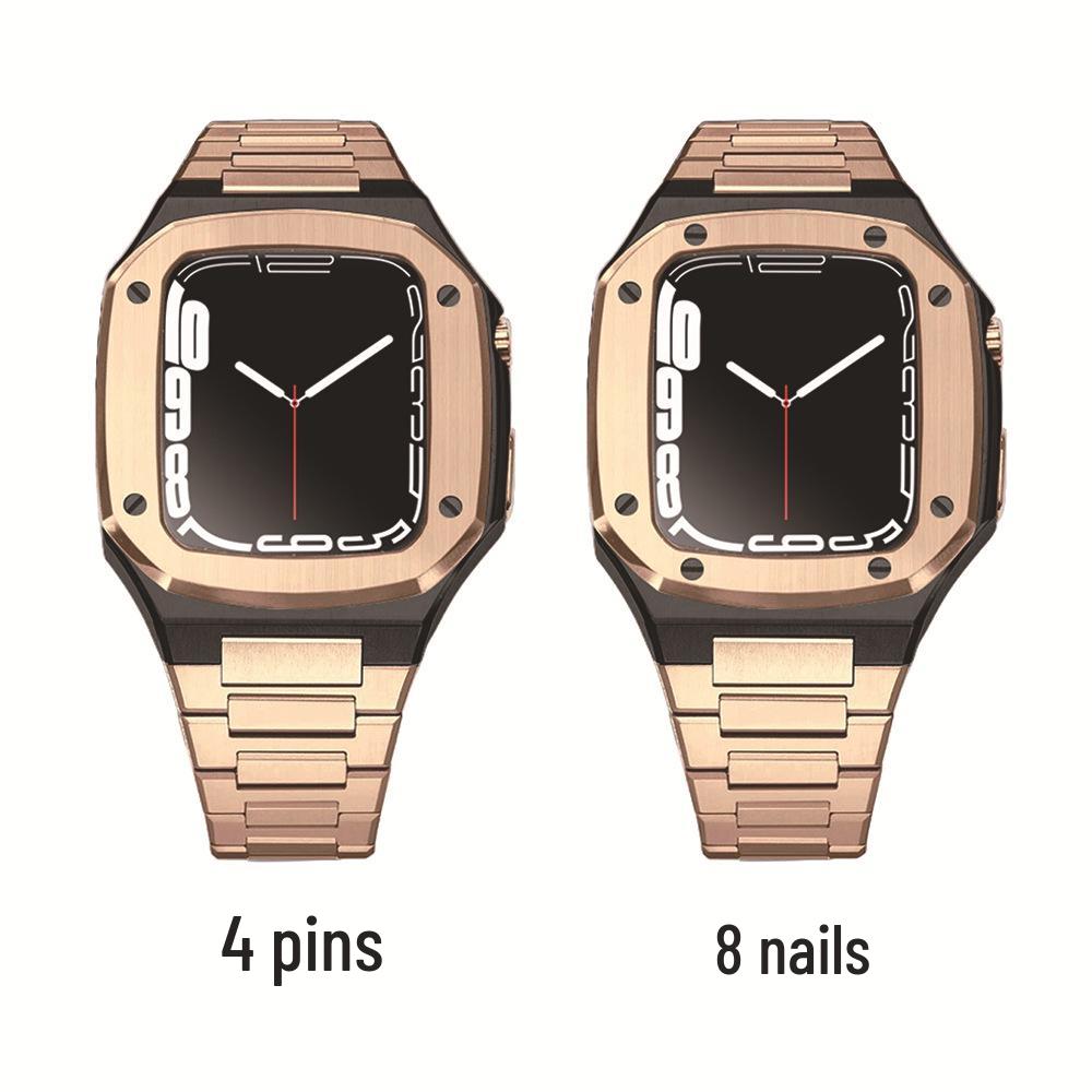 Совместимый набор модификаций Audemars Piguet для корпуса Apple Watch S9 с защитой для iWatch S7/8/9 41/44/45 мм