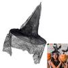 Halloween Witch Hat for Kids Adults Halloween Party Cosplay Costume Props Spooky Witch Hat for Halloween Party