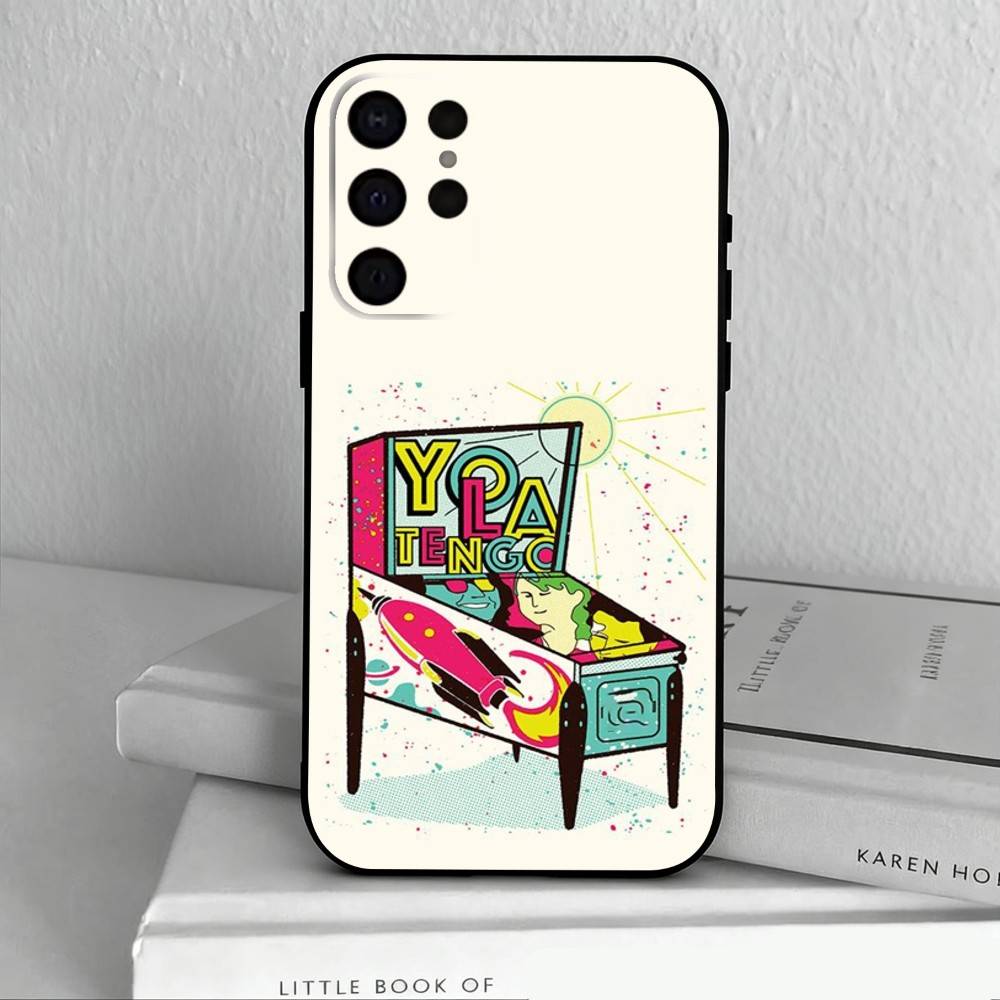 Indie Rock Yo La T-Tengo Band Phone Case For Samsung S25,24,23,22,30,21,10,9,Ultra,Plus,Lite,FE,4,5 G Soft Black Case