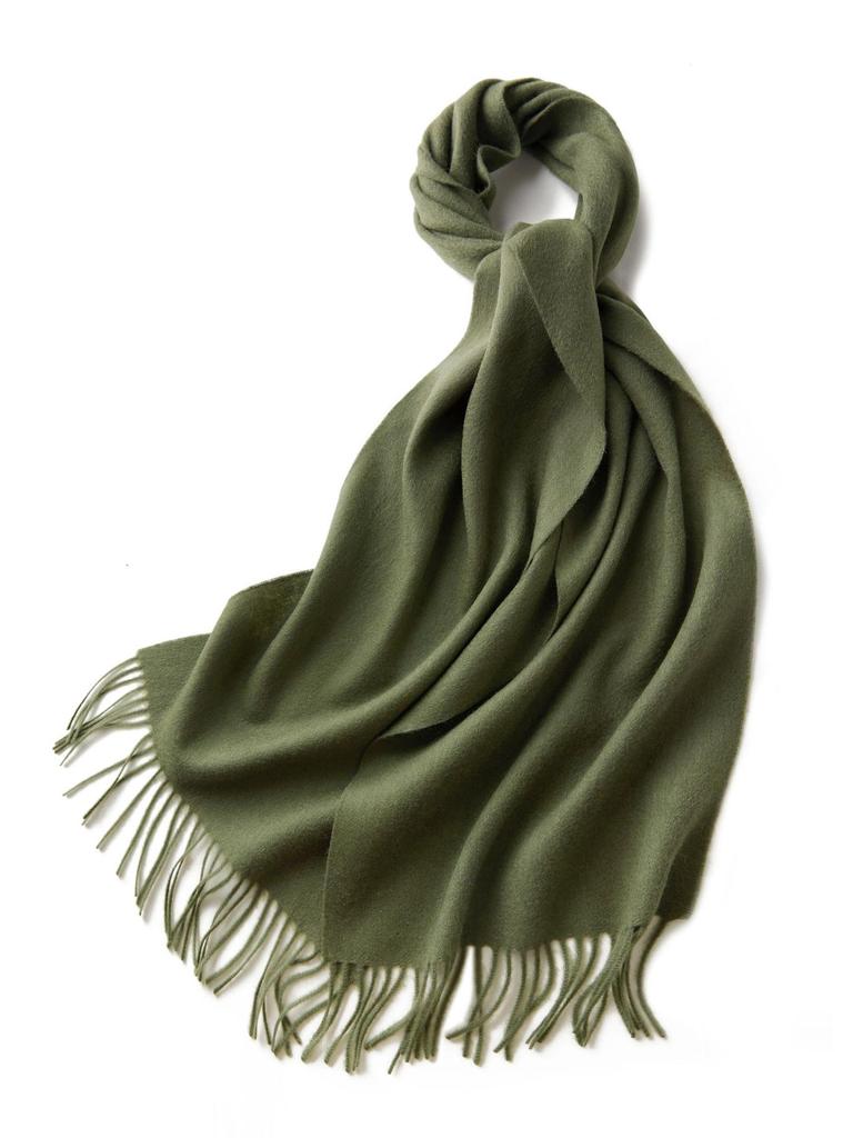 Unisex Retro Wool Scarf - Thick, Warm, and All-Match for Autumn and Winter