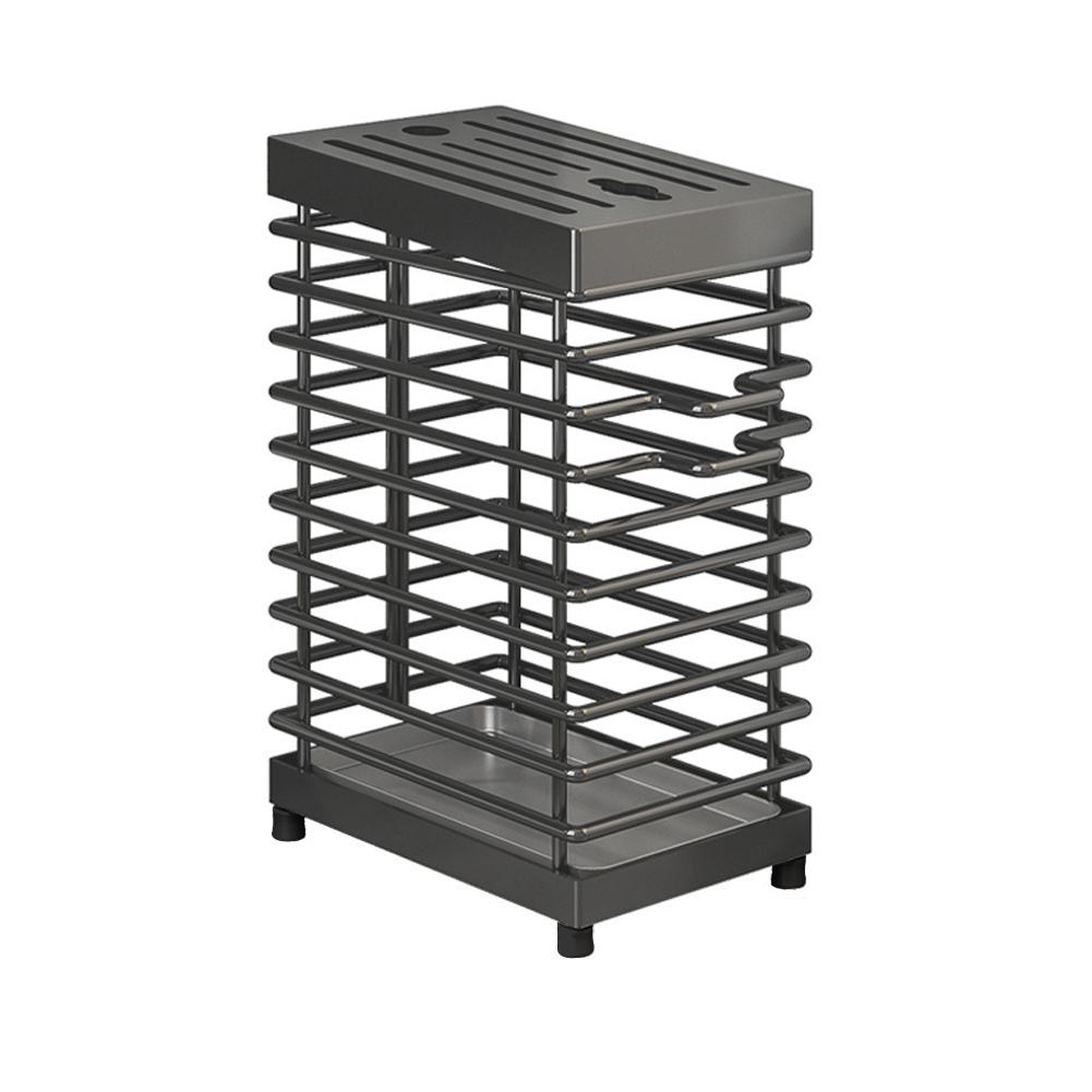 Держатель для ножей из нержавеющей стали, настенный, подставка для кухонных ножей, полый органайзер для столовых приборов из железной проволоки для кухонной столешницы