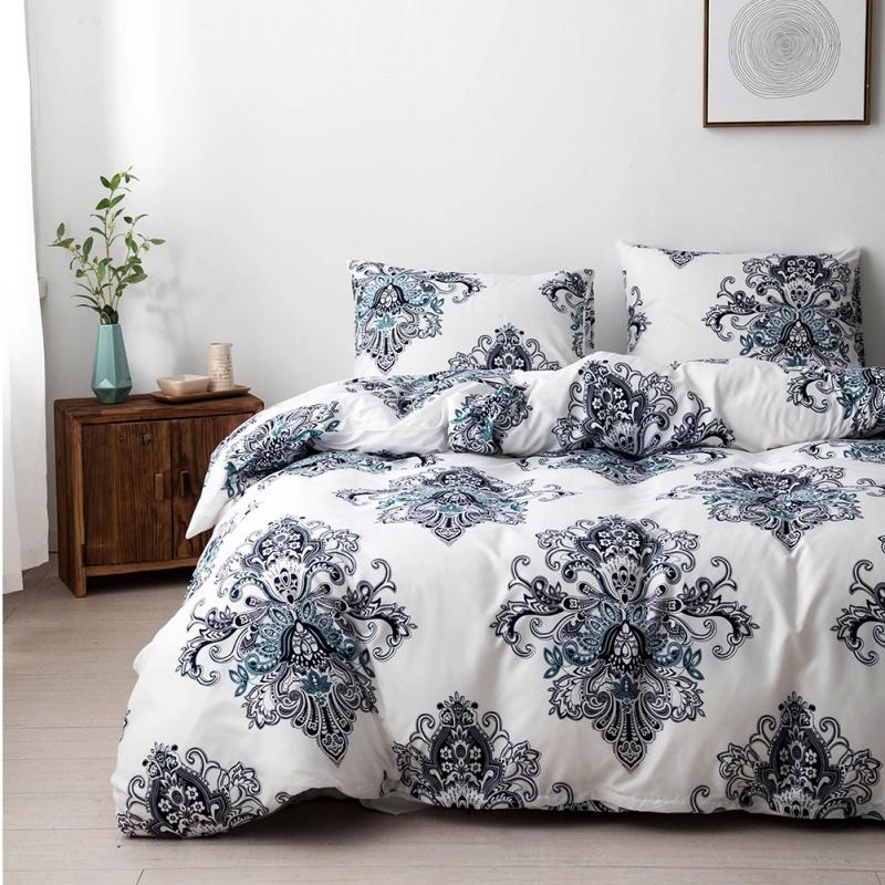 Bohemian Mossaic Ethnic Vintage Bed Linen Set King Queen Full Twin Size Duvet/Doona Cover Set