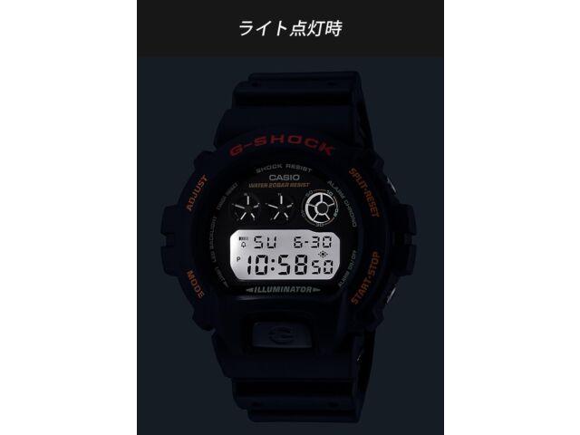 Casio G-SHOCK DW-6900UB-9JF ILLUMINATOR цифровые часы черный/оранжевый 50 мм НОВЫЙ