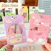 20 шт. Kawaii Banaids для детей, милый мультяшный экстренный кровоостанавливающий пластырь, водонепроницаемая дышащая повязка, клейкие повязки