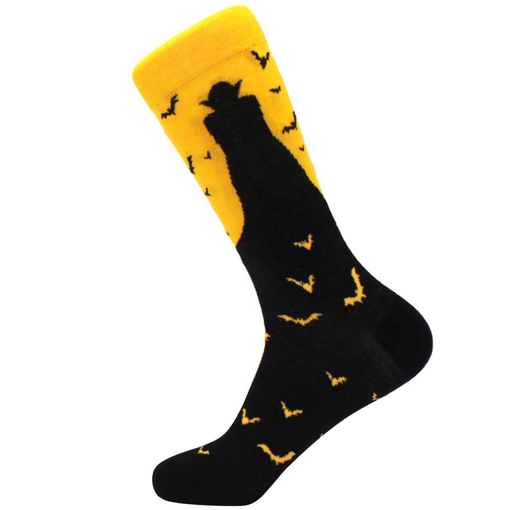 Яркие мужские зимние носки гребенной хлопок мягкие теплые смешные счастливые мужские женские длинные носки Calcetines de hombre деловые