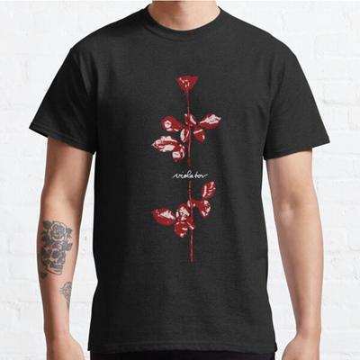Плюс размер S-3XL Violator Red Depeche Mode принтованная футболка мужские топы модная одежда футболки
