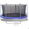 VidaXL Trampoline Set 5 Pcs Outdoor Play Equipment Safety Net Rain Cover Ladder Children Girls 142586