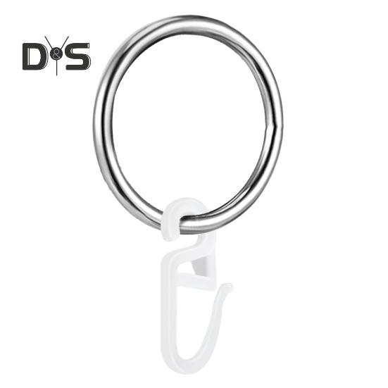 50 шт. кольца для занавесок для душа, высокопрочные полированные, без деформации, антикоррозийный сплав, плавное скольжение, надежно расположенная занавеска для ванной комнаты