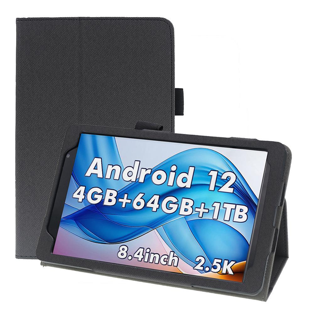 Кожаный чехол-подставка для планшета Bpad Mini 8.4" с подставкой для руки