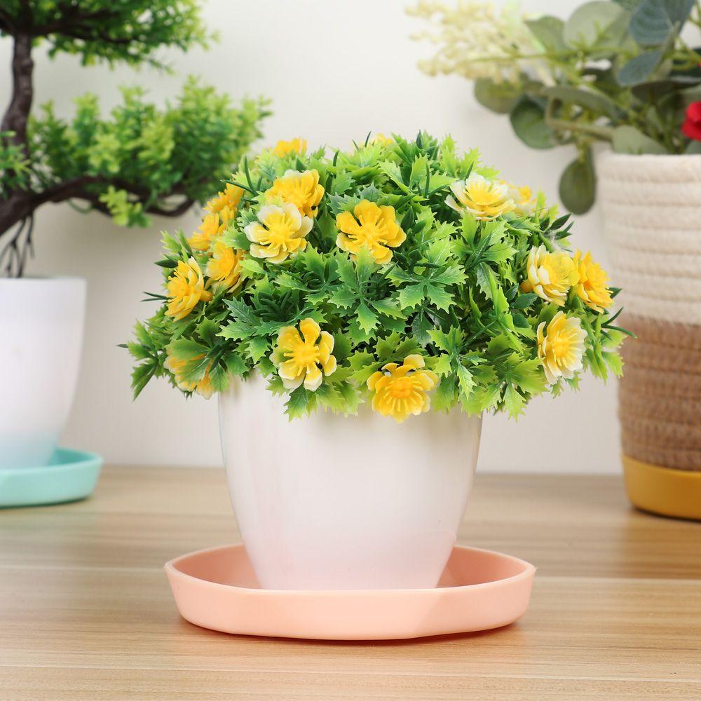 1Pcs Plastic Durable Thickened Indoor Outdoor Plastic Tray Saucers Plant Saucer Drip Trays