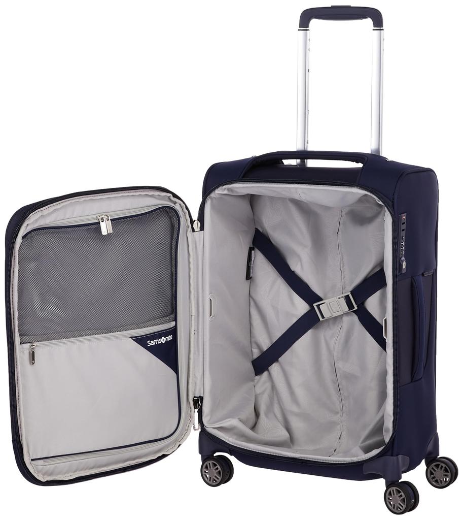 Чемодан Carry Case Spinner 38L 55 см Мягкий чехол Расширяемый Гарантия Темно-синий [Samsonite] B-LITE4 55/20 2.1 кг Ручная кладь