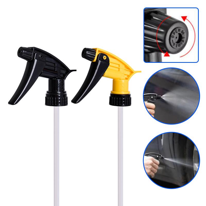 Chemical Resistant Trigger Sprayer Nozzle for Car Washing Film Mounted Small Spray Bottle Car Wash Tool