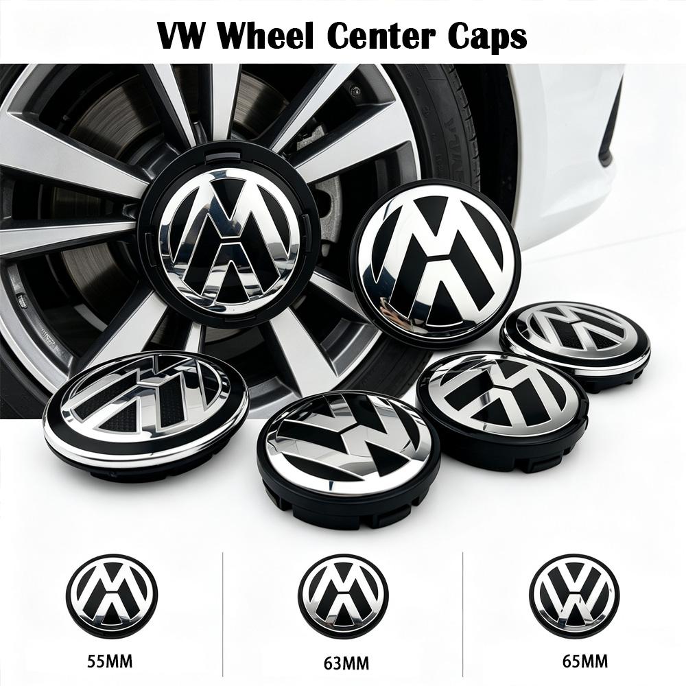 T31GT 4pcs 55mm 56mm 65mm 70mm 76mm Car Wheel Center Caps Hubcap Cover for VW Volkswagen Jetta MK5 Golf Passat styling 6N0601171