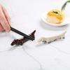 1PC Creative Retro Ceramic Chopstick Holder Dachshund Dog Shaped Chopstick Rest Dinnerware Stand Cute Home Table Decoration