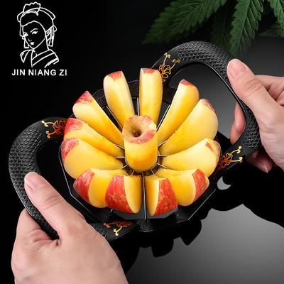 Apple Cut из цинкового сплава, кухонные инструменты, фруктовая нарезка, креативный портативный разделенный лоскут, Corer