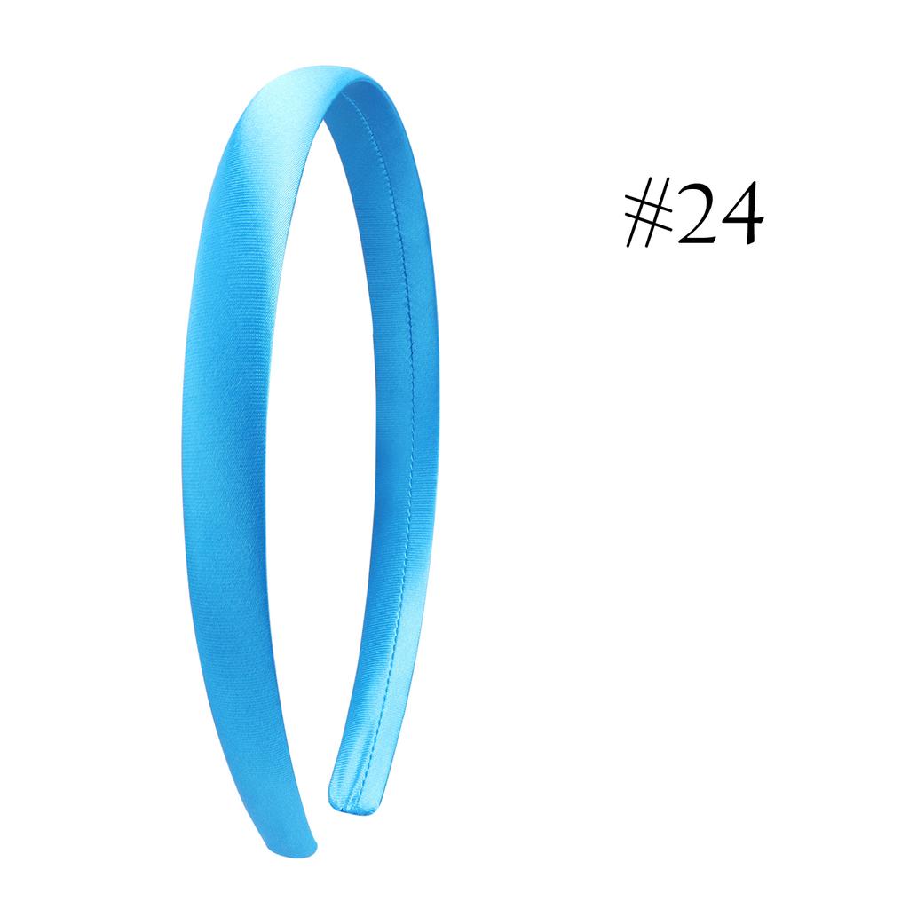 1,5 см Однотонные повязки на голову Сатиновая повязка для рукоделия Сделай сам Повязка для волос Красочные сатиновые повязки на голову для девочек и женщин