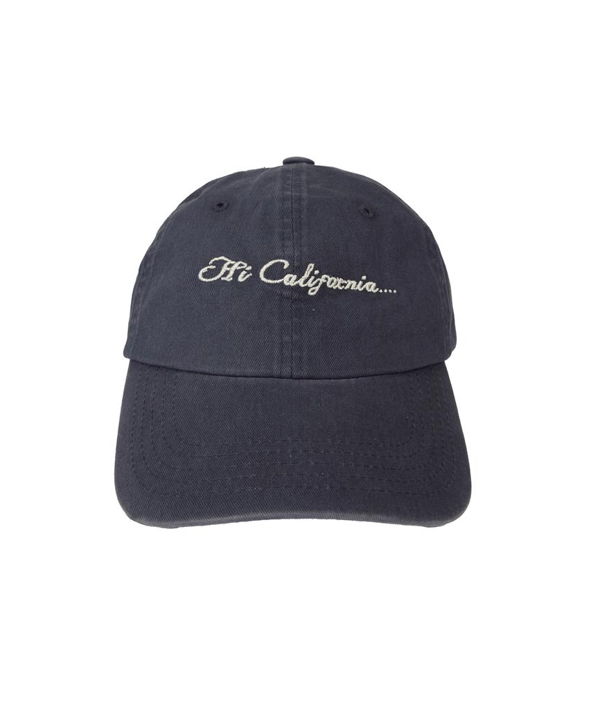 1011 GALLERY Кепка-бейсболка Hi California Washed - Темно-синяя