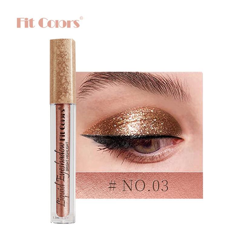 Fit Colors Жидкий жемчужный свет - тени для век с металлической текстурой легко окрашиваются Жемчужный свет, тонкие тени для век Жидкость для губ