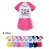 Kids Girls Anime Cartoon POP Singer Super Star Zoey Rumi Mira Print Short Sleeves T-Shirt Shorts Pants Casual Clothes Set