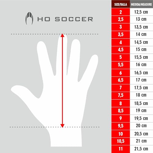 HO SOCCER Вратарские перчатки One Negative Ring Серый Тень (52.0461) Размер 8