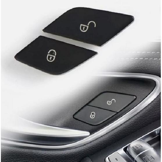 Left Driver Side Door Lock Switch Button Cap Cover For Mercedes C W205 GLC W253