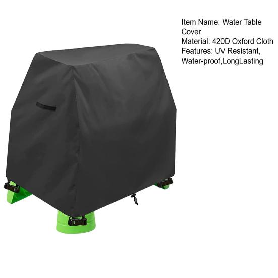 Чехол для водного стола с регулируемым шнурком и ручкой, устойчивый к УФ-излучению, водонепроницаемый, простой в установке, защитный чехол для уличных игрушек