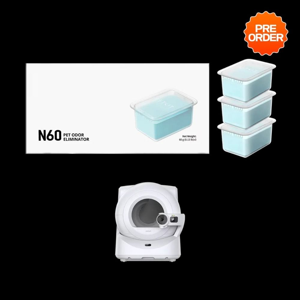 3 PCS Multi-function Pet Odor Eliminator Multi Purpose Self-Cleaning Cat Litter Box Cat Toilet