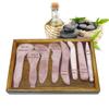 Rose Quartz Roller Slimming Face Massager Lifting Tool Natural Jade Facial Massage Roller Stone Skin Massage Beauty Care