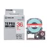 [Genuine] Kingjim Tepra PRO Tape Cartridge 36mm White Label/Red Letters Length 8m SS36R