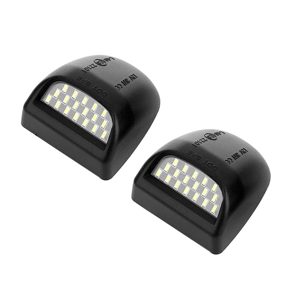 2 шт., светодиодный светильник для номерного знака автомобиля Canbus для Chevrolet Avalanche Silverado Suburban Tahoe Cadillac Escalade GMC Sierra Yukon