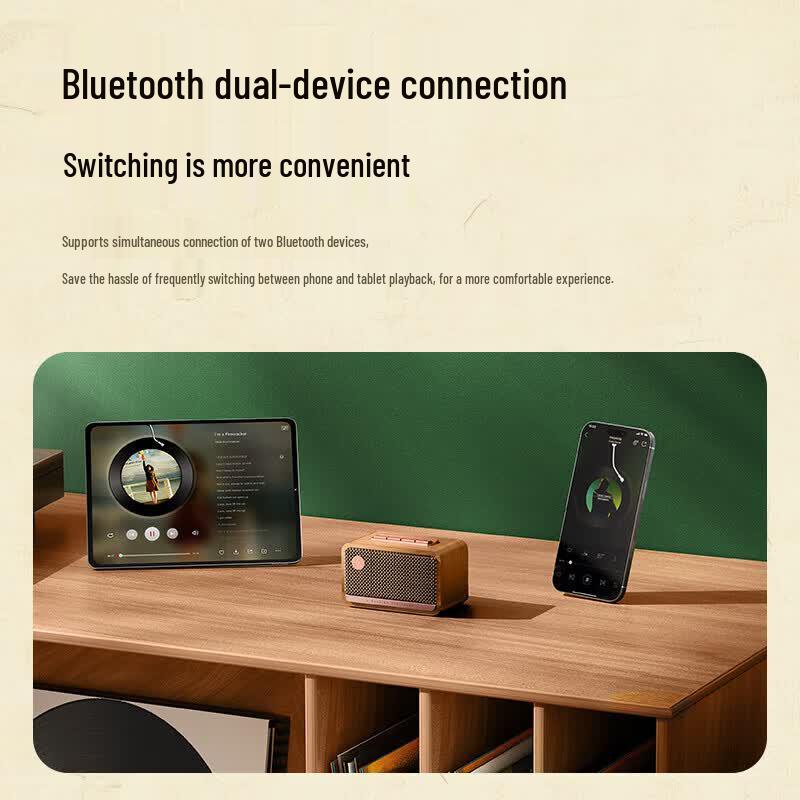 Edifier M130 Ретро Портативная Bluetooth Деревянная Колонка (Китайская версия)