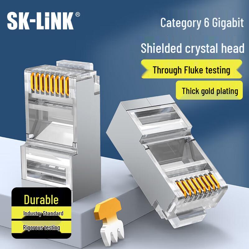 SK-LINK Gold-Plated RJ45 Network Connectors