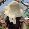 Versatile fashion seaside vacation sun protection visor big brim hat