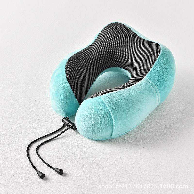 Memory cotton u-shaped pillow comfortable storage neck pillow office nap magnetic cloth neck pillow