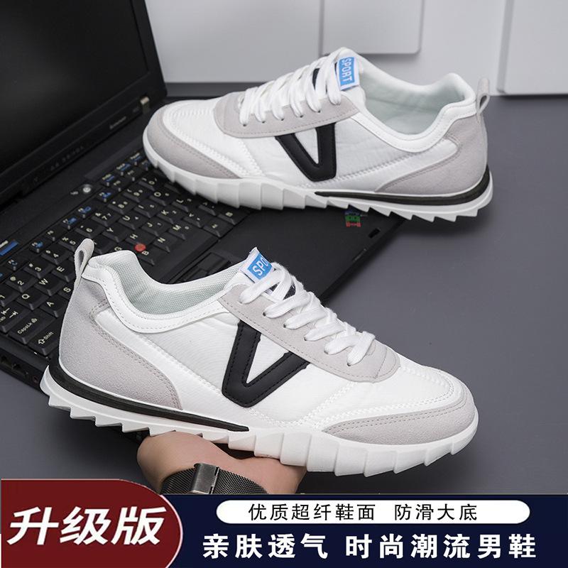 2025 весна и осень универсальная мужская обувь спортивная повседневная обувь корейская версия тренд студенческая нескользящая обувь для скейтборда мужская обувь для бега для работы