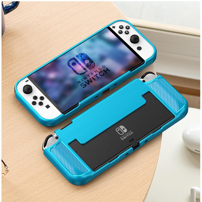 Защитный чехол для Nintendo Switch, OLED, Nitendoswitch, мягкий чехол Ns, аксессуары, противоударный задний корпус, защита от падения