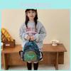 Stylish Childrens Dinosaur School Backpack Charming Nylon Material For Young Students