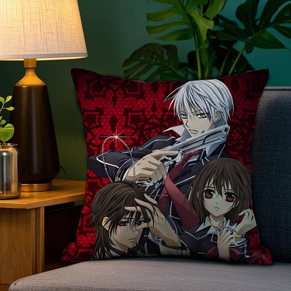 V-Vampire Knight Наволочка Плюшевая Ткань Мягкая Двусторонняя Печать Наволочка для Подушки на Диван Декоративные Наволочки