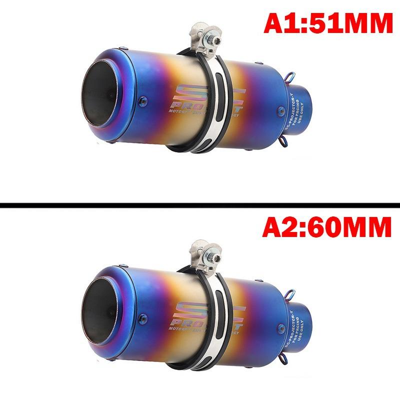 10 стилей, высокое качество, SC PROJECT, внутренний диаметр 51 мм/60 мм, выхлопная трубка мотоцикла, съемная трубка глушителя DB Killer, мотоцикл MTB ATV