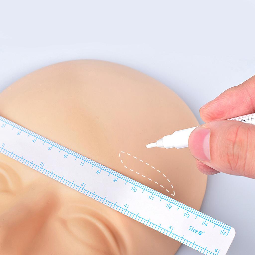 10x маркер для кожи водонепроницаемый маркер для позиционирования белый хирургический маркер для кожи ручка для макияжа бровей инструменты для маркировки положения макияжа