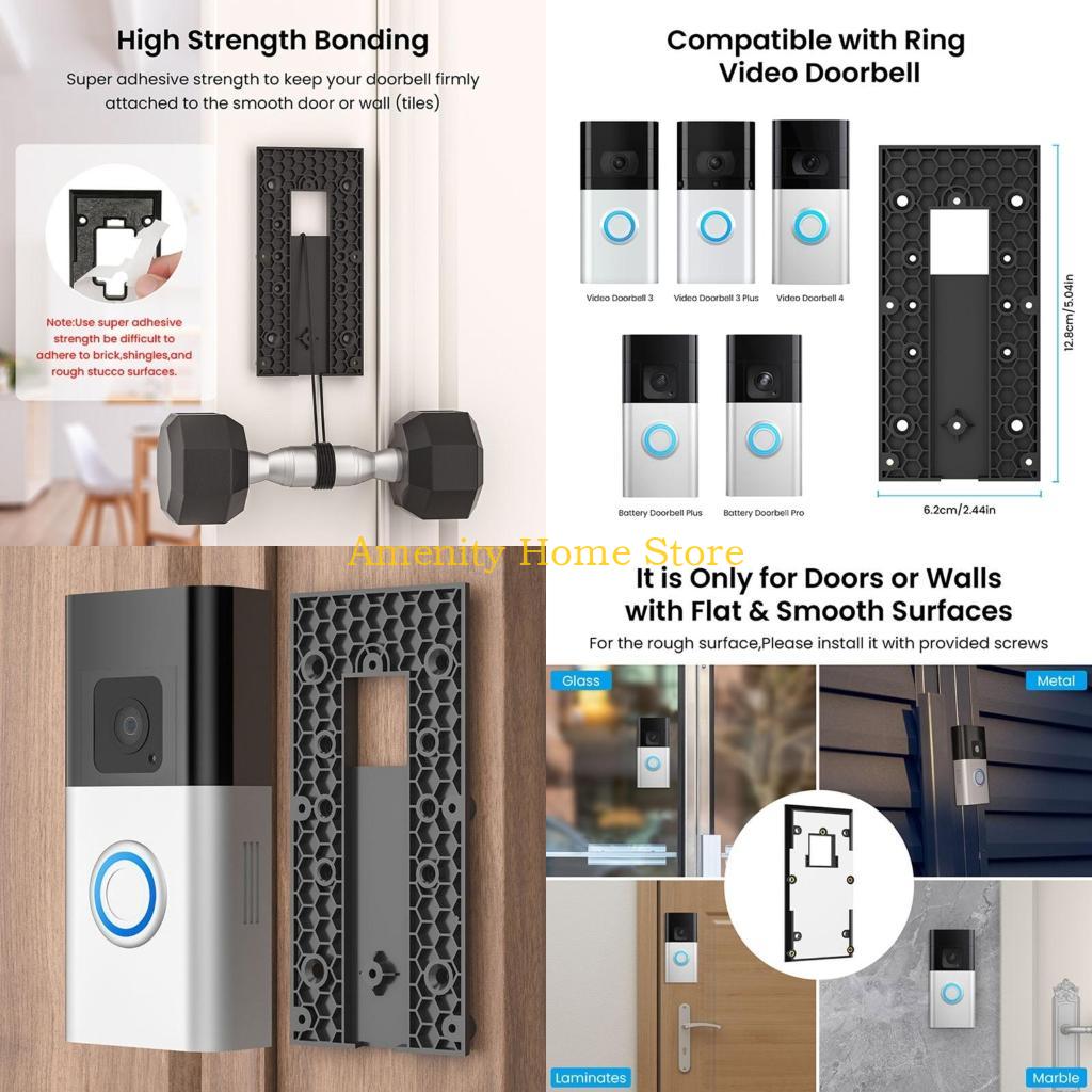 F26C Без сверления Держатели для звонка на батарейках Doorbell Plus и Видеодомофона 3 3 Plus 4 Легкая установка