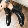 Классические черные мужские ботинки «Челси», модные высококачественные мужские туфли, удобные заостренные кожаные ботинки для мужчин sapato social