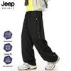 JEEP SPIRIT Men's Loose Straight Outdoor Cargo Pants