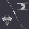 300 шт. силиконовый овальный стопор Space Bean Bobber Profession Fishing Float Resistance Anti Strand Fishing Line Fishing Gear
