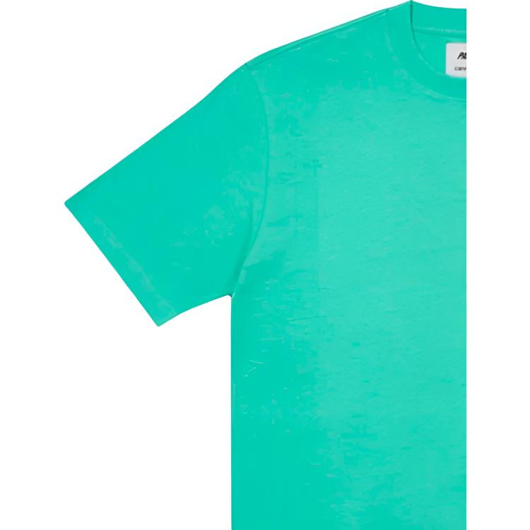 Palace X Cannondale Коллаборация Mad Boy Футболка Мятный Принт Логотипа Круглый Вырез Короткий Рукав Унисекс Топы Мятно-Зеленый PAL-FW21-305