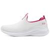 Skechers Bobs Sport Удобные Легкие Низкие Повседневные Кроссовки Женские Белые 117572-WHT